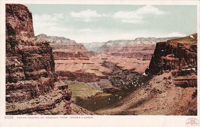 Arizona Grand Canyon From Jacob's Ladder Detroit Publishing