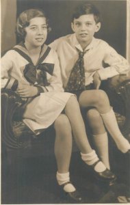 Vintage studio photo Sibiu  Gisi Raikich  children couple portrait Romania 