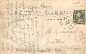 House with Horses in Front real photo Misc Kansas