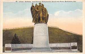 Union Soldiers and Sailors Monument Druid Hill Park - Baltimore, Maryland MD