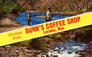 Greetings from Dunn's Coffee Shop- Laramie, Wyoming