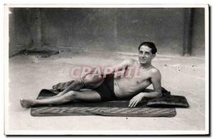 Real photo Man in bathing suit