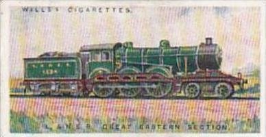 Wills Cigarette Card Railway Engines No 14 L &  N E Railway Great Eastern ...