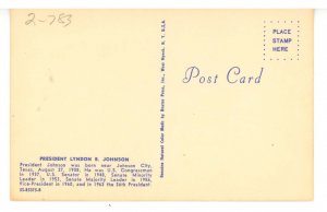 U. S. President - Lyndon B. Johnson   