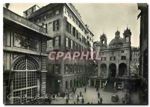 Modern Postcard Genova Piazza Bauchi Chiesa di S Pietro