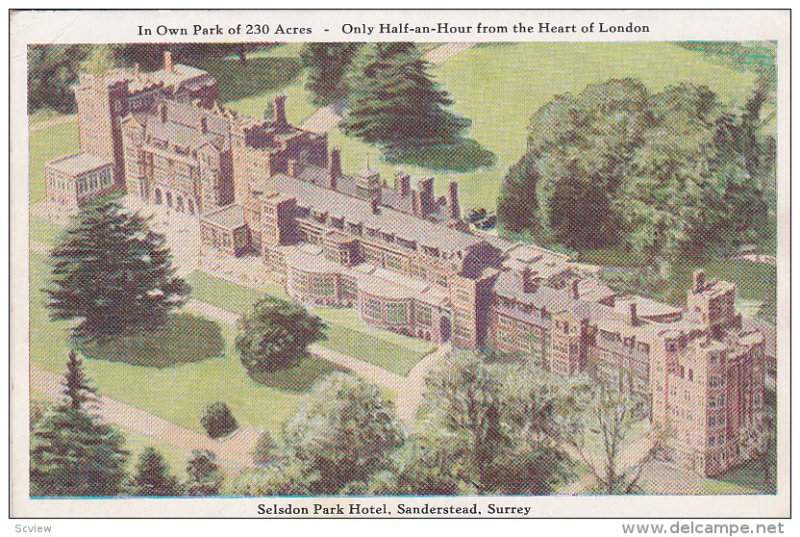 Selsdon Park Hotel, Sanderstead, Surrey, England, United Kingdom, PU-1954