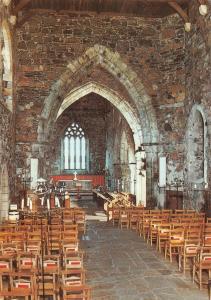 B100949 interior of the abbey   isle of iona scotland