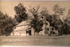 Unused pre-1920 SHADY BAY BIBLE CONFERENCE Broadalbin New York NY postcard y3217