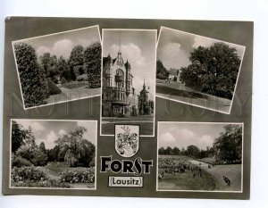 239546 GERMANY FORST Lausitz old collage postcard