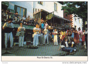 Street Band , Rue ST-DEnis St , MONTREAL , Quebec , Canada , PU-1987