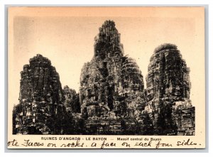 Angkor Wat Ancient Ruins Cambodia Asia UNP DB Postcard Y17