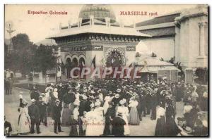 Old Postcard Exhibition Pavilion of Marseille in 1906 & # 39amer Picon distri...