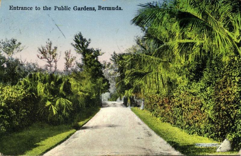 bermuda Entrance to the Public Gardens 1931 Stamp