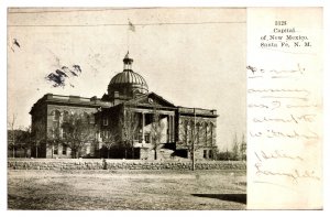 1908 Pre-Statehood Capital of New Mexico, Santa Fe, NM Postcard