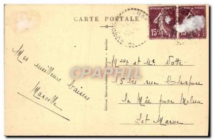 Old Postcard In Auvergne The Folklore wad