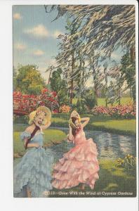 FL LN Cypress Gardens Gone with the Wind Linen