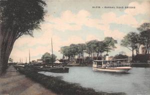 BR55728 Sluis Kanaal naar Brugge ship bateaux netherlands