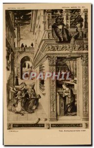 Great Britain Great Britain Postcard Old National gallery Annunciation The An...