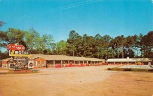 CLAXTON, Georgia GA   REST HAVEN MOTEL~DS Strickland  ROADSIDE Evans Co Postcard