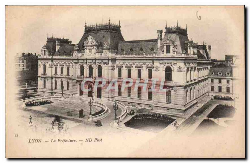 Postcard Old Lyon Prefecture