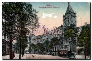 Old Postcard Aachen Kapuzinergraben Mit Hauptport