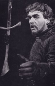 Paul Scofield as Macbeth Aldwych Play Shakespeare Theatre Postcard