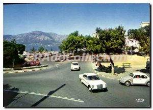 Postcard Modern Saint Florent Main Square Crossroads Travel