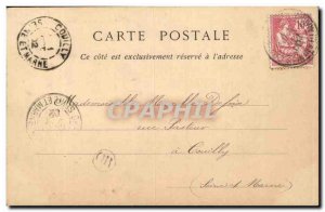 Moret Old Postcard View afar