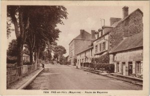 CPA PRÉ-en-PAIL - Route de MAYENNE (123284)