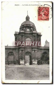 Old Postcard Paris Palais du Luxembourg