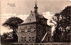 Netherlands Oostvoorne Raadhuis Vintage Postcard C023