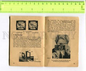 298906 ADVERTISNG AGFA Camera Billy-Record 7.7 24 pages BROCHURE illustrations