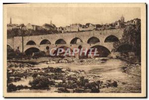 Old Postcard Rothenburg O T Doppelbrucke Mit Stadtpartie