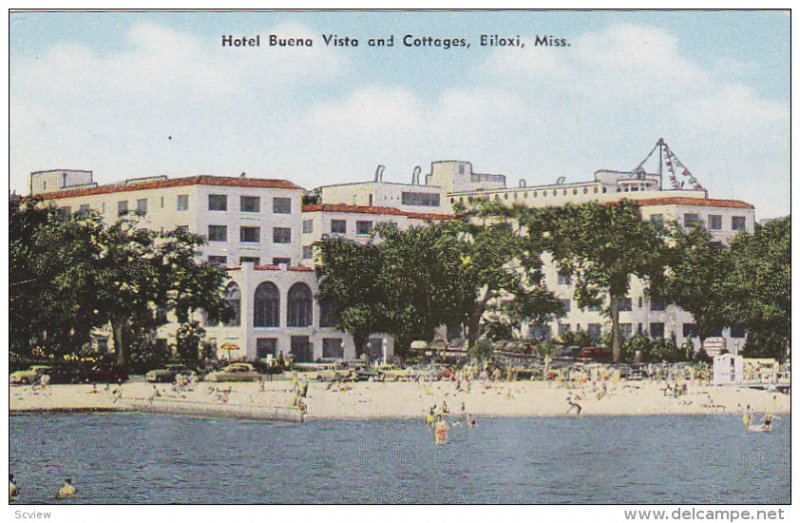 BILOXI, Mississippi, 1940-1960s; Hotel Buena Vista And Cottages
