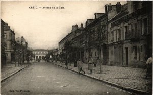 CPA CREIL Avenue de la gare (376997)