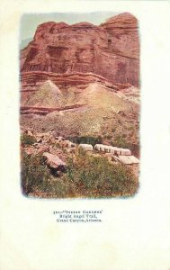 Arizona Bright  Angel Trail C-1905 Postcard Grand Canyon undivided 12073