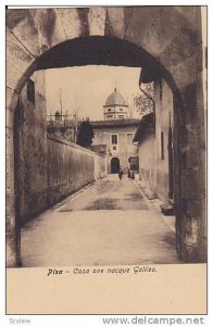 Casa Ove Nacque Galileo, Pisa (Tuscany), Italy, 1900-1910s