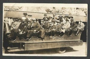 Ca 1914 RPPC* VINTAGE PACIFIC #15 OPEN SIDE & NO ROOF EARLY SIGHTSEEING SEE INFO