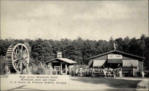 Flowery Branch Georgia GA Gift Shop High Acres Mountain Guild c1940s Postcard