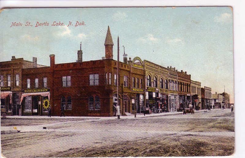 Main Street, Devil's Lake, North Dakota , 1908 !