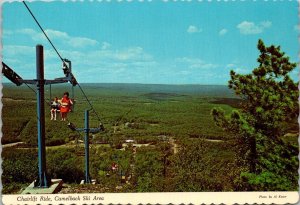 Pennsylvania Poconons Camelback Ski Area Double Chairlift