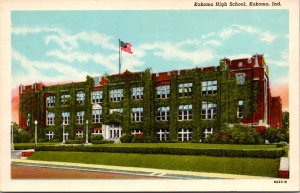 Postcard Kokomo High School in Kokomo, Indiana