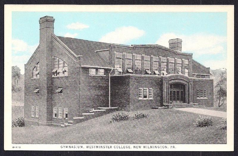 Westminster College Gym New Wilmington PA unused c1915's