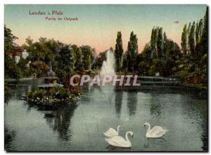 Germany - Deutschland - Landau - Paritie im Ostpark - Old Postcard