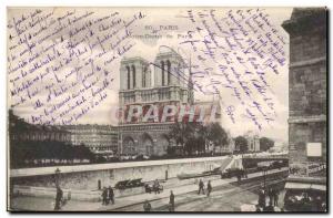 4 Paris - Notre Dame de Paris - Old Postcard
