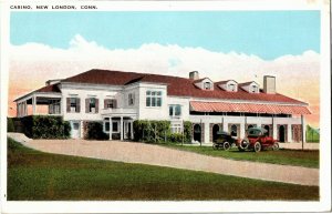 View of Casino, New London CT Vintage Postcard D69