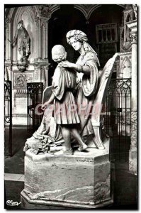 Modern Postcard Abbaye D & # 39Hautecombe Marie Christine Statue of Giovanni ...