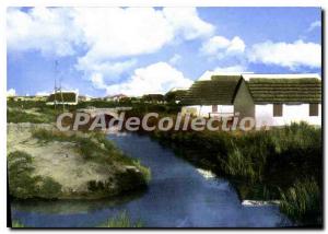 Postcard Modern Bridge Camargue in Camargue and Cabanes Gardians