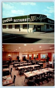 MIAMI BEACH, FL ~ Celebrity Corner WOLFIE'S RESTAURANT 1950s Roadside Postcard