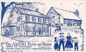 The Amish Farm And House Open To Visitors Lancaster Pennsylvania 1968